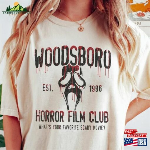 Scream Vintage Halloween Shirt Woodsboro Horror Club Sweatshirt Classic