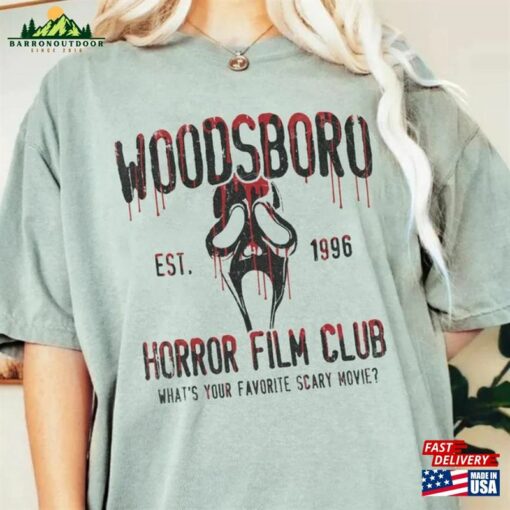 Scream Vintage Halloween Shirt Woodsboro Horror Club Sweatshirt Classic