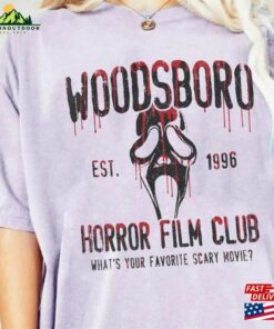 Scream Vintage Halloween Shirt Woodsboro Horror Club Sweatshirt Classic 3 Scream Vintage Halloween Shirt Woodsboro Horror Club Sweatshirt Classic 4