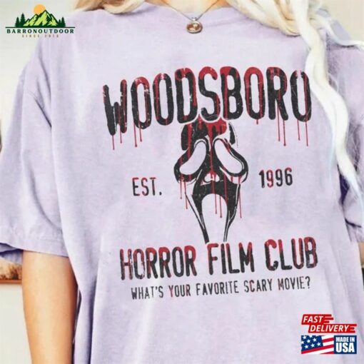 Scream Vintage Halloween Shirt Woodsboro Horror Club Sweatshirt Classic