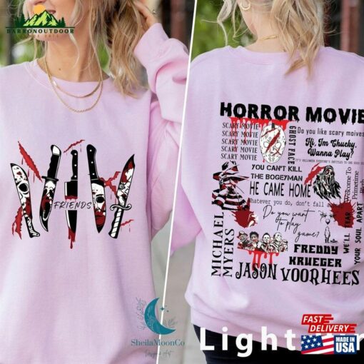 Scream Vintage Halloween Sweatshirt Movie Crewneck Unisex Hoodie