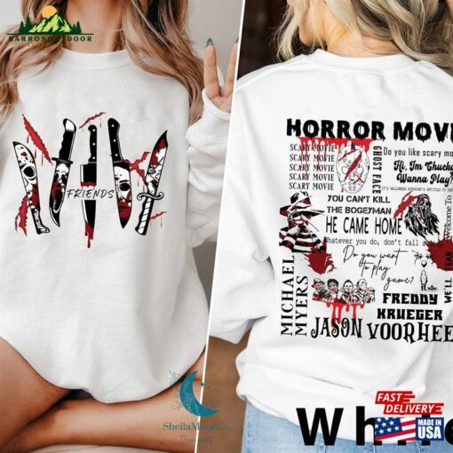 Scream Vintage Halloween Sweatshirt Movie Crewneck Unisex Hoodie