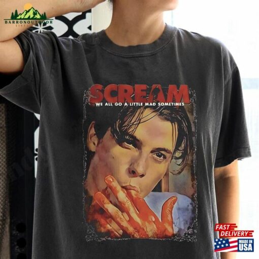 Scream Vintage Halloween T-Shirt Movie Horror Tee Classic Hoodie