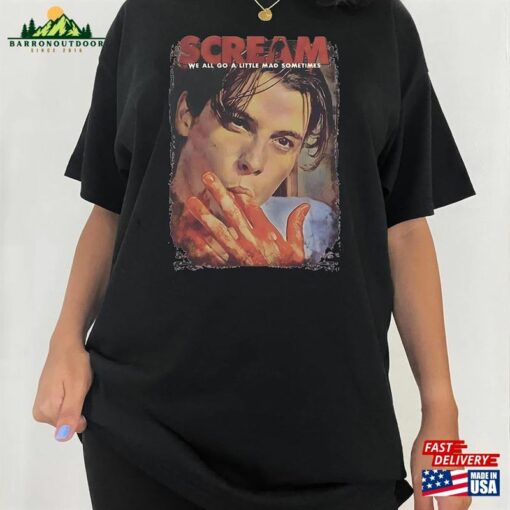 Scream Vintage Halloween T-Shirt Movie Horror Tee Classic Hoodie