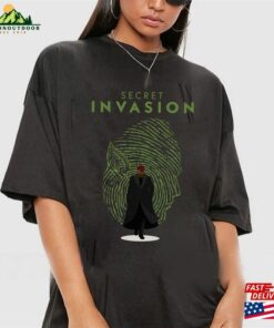 Secret Invation Shirt Invasion 2023 Tv Series Nick Fury Sweatshirt Classic Secret Invation Shirt Invasion 2023 Tv Series Nick Fury Sweatshirt Classic