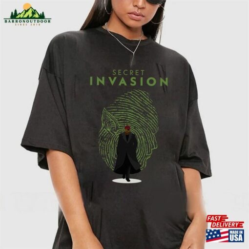 Secret Invation Shirt Invasion 2023 Tv Series Nick Fury Sweatshirt Classic