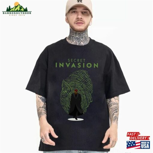 Secret Invation Shirt Invasion 2023 Tv Series Nick Fury Sweatshirt Classic