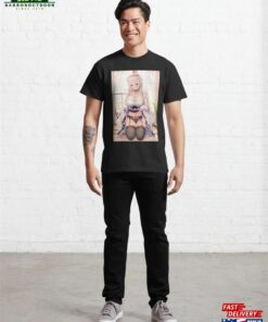 Sexy Belfast Hot Tits Boobs Panties Azur Lane Al Lewd Hentai Ecchi Anime Girl Stockings Classic T Shirt Unisex Hoodie 3
