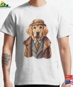 Sherlock Bones Golden Retriever Detective Canine Cosplay Artwork Classic T-Shirt Unisex Sweatshirt Sherlock Bones Golden Retriever Detective Canine Cosplay Artwork Classic T-Shirt Unisex Sweatshirt