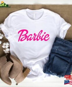 Simple Pink Barbi Logo Shirt Malibu Princess Inspired T Dolly Tee Birthday Themed T-Shirt Minimalist Hoodie Classic 2 Simple Pink Barbi Logo Shirt Malibu Princess Inspired T Dolly Tee Birthday Themed T Shirt Minimalist Hoodie Classic 3