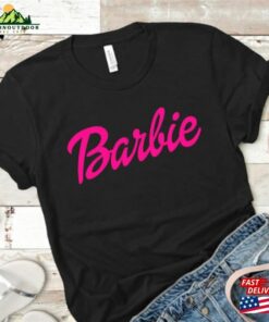 Simple Pink Barbi Logo Shirt Malibu Princess Inspired T Dolly Tee Birthday Themed T-Shirt Minimalist Hoodie Classic 3 Simple Pink Barbi Logo Shirt Malibu Princess Inspired T Dolly Tee Birthday Themed T Shirt Minimalist Hoodie Classic 4