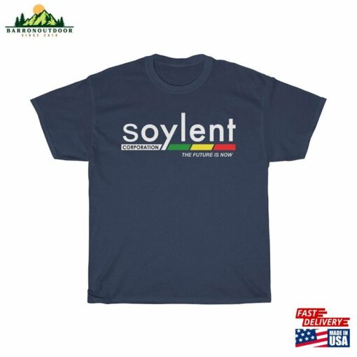 Soylent Green Corporation Retro Movie Men’s Navy Black T-Shirt Size To 5Xl Hoodie Classic