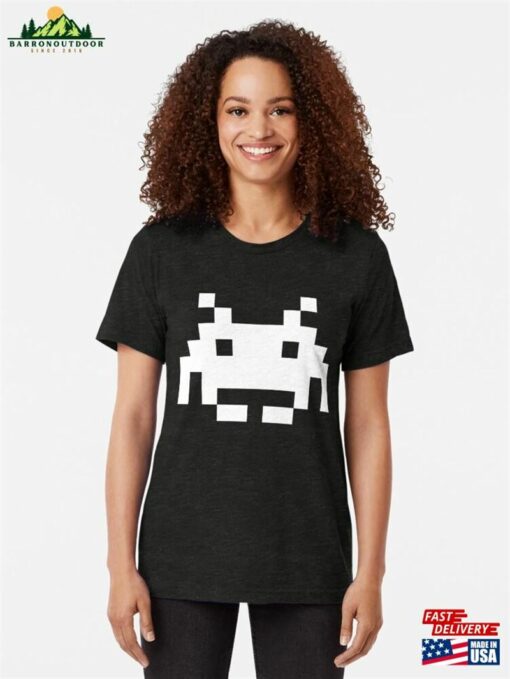 Space Invaders Tri Blend T-Shirt Classic Sweatshirt