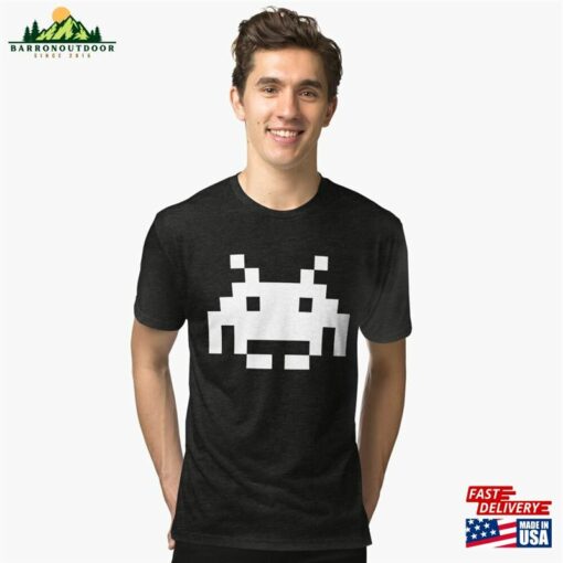 Space Invaders Tri Blend T-Shirt Classic Sweatshirt