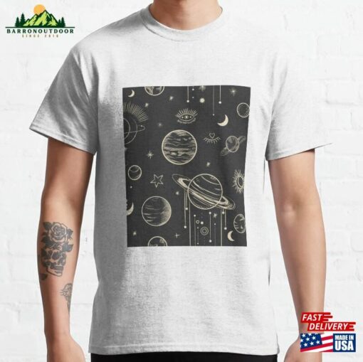 Space Planet Moon Astronomy Cosmos Classic T-Shirt Hoodie Unisex