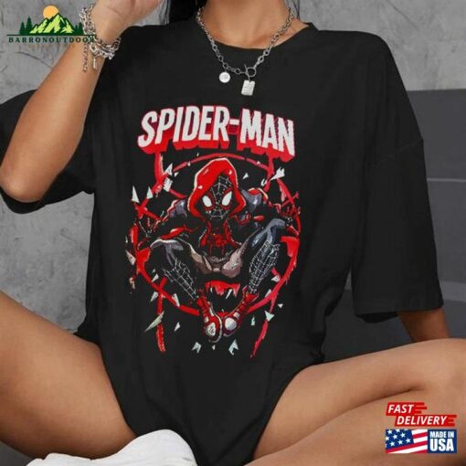 Spider 2023 Shirt Man Across The Verse Characters Punk T-Shirt Hoodie