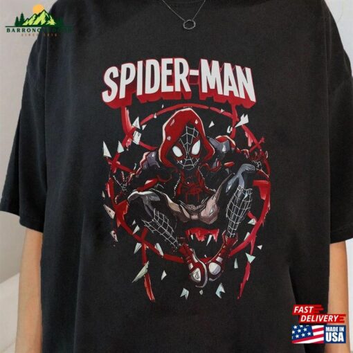 Spider 2023 Shirt Man Across The Verse Characters Punk T-Shirt Hoodie