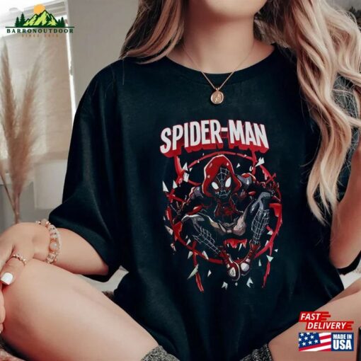 Spider 2023 Shirt Man Across The Verse Characters Punk T-Shirt Hoodie