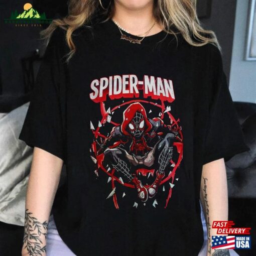 Spider 2023 Shirt Man Across The Verse Characters Punk T-Shirt Hoodie