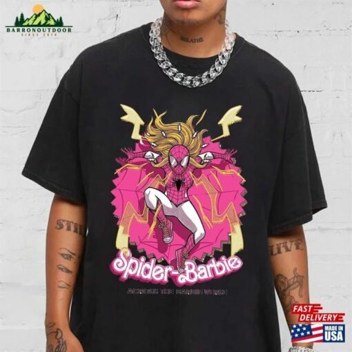 Spider Barbie Shirt Man Across The Verse Movie 2023 Classic Unisex