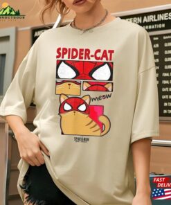 Spider Cat Miles Morales Comic Marvel Shirt T-Shirt Hoodie Spider Cat Miles Morales Comic Marvel Shirt T-Shirt Hoodie