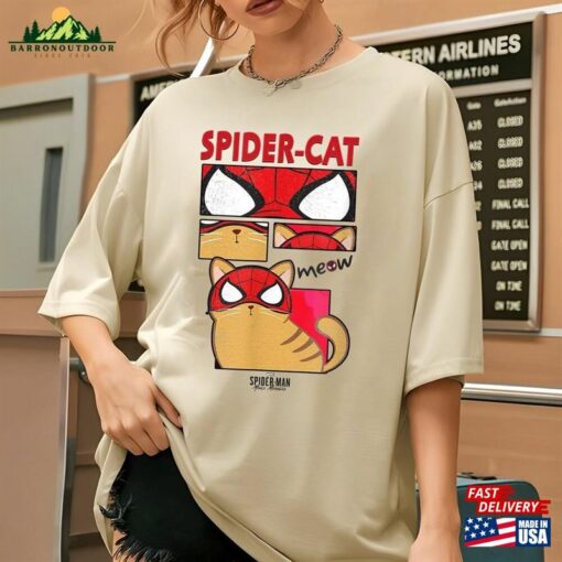 Spider Cat Miles Morales Comic Marvel Shirt T-Shirt Hoodie