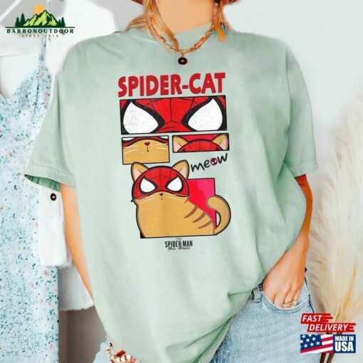 Spider Cat Miles Morales Comic Marvel Shirt T-Shirt Hoodie