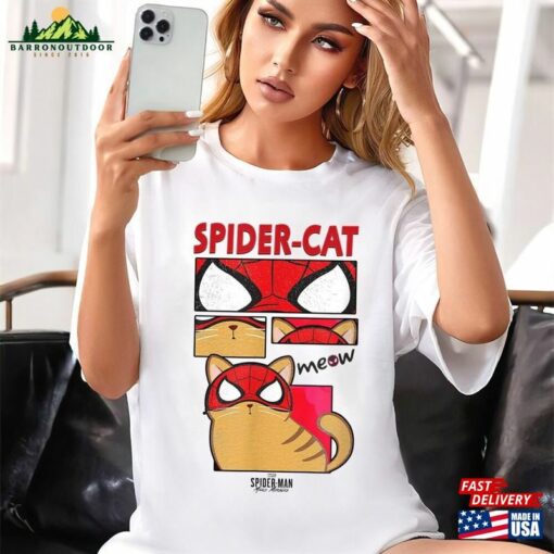 Spider Cat Miles Morales Comic Marvel Shirt T-Shirt Hoodie