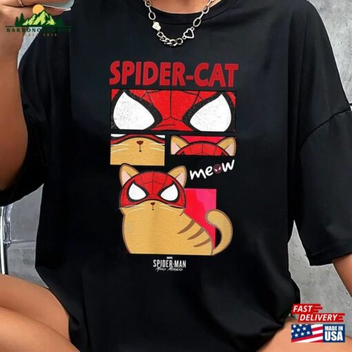 Spider Cat Miles Morales Comic Marvel Shirt T-Shirt Hoodie