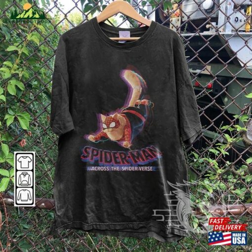 Spider Cat Movie Shirt K2 Spiderman 2023 Across The Verse Sweatshirt Classic