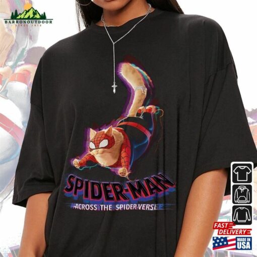 Spider Cat Movie Shirt K2 Spiderman 2023 Across The Verse Sweatshirt Classic