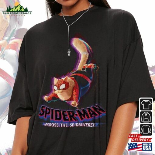 Spider Cat Movie Shirt K2 Spiderman 2023 Across The Verse Sweatshirt Hoodie