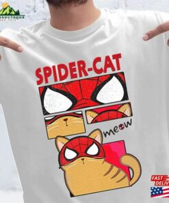Spider Cat Unisex Heavy Cotton Tee Retro Sweatshirt T-Shirt Spider Cat Unisex Heavy Cotton Tee Retro Sweatshirt T-Shirt