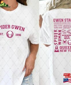 Spider Gwen 2 Sides T-Shirt Man 2023 Shirt Unisex Classic 2 Spider Gwen 2 Sides T Shirt Man 2023 Shirt Unisex Classic 3