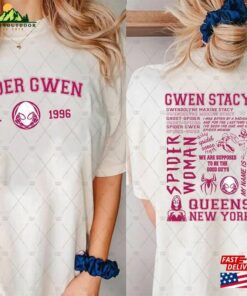 Spider Gwen 2 Sides T-Shirt Man 2023 Shirt Unisex Classic 3 Spider Gwen 2 Sides T Shirt Man 2023 Shirt Unisex Classic 4