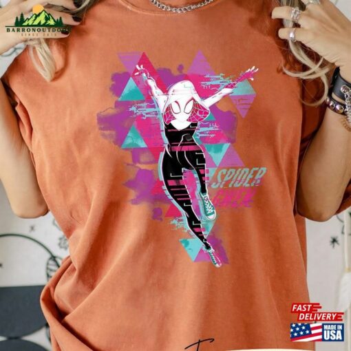 Spider Gwen Comfort Colors Shirt Across The Verse Mcu Marvel T-Shirt Sweatshirt