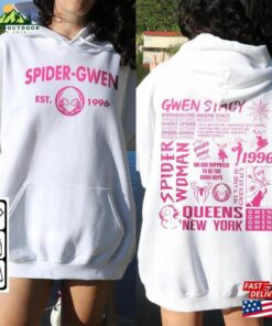 Spider Gwen Movie Shirt 2Side Spiderman 2023 Across The Verse Sweatshirt Classic 2 Spider Gwen Movie Shirt 2Side Spiderman 2023 Across The Verse Sweatshirt Classic 3
