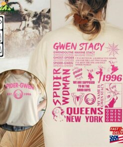 Spider Gwen Movie Shirt 2Side Spiderman 2023 Across The Verse Sweatshirt Hoodie Spider Gwen Movie Shirt 2Side Spiderman 2023 Across The Verse Sweatshirt Hoodie