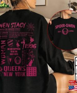 Spider Gwen Movie Shirt 2Side Spiderman 2023 Across The Verse Sweatshirt Hoodie Spider Gwen Movie Shirt 2Side Spiderman 2023 Across The Verse Sweatshirt Hoodie