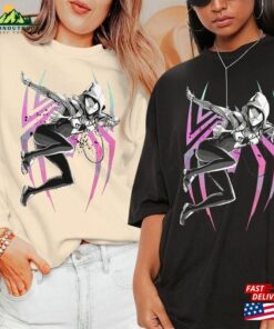 Spider Gwen Movie Shirt K1 Spiderman 2023 Across The Verse Sweatshirt Hoodie Spider Gwen Movie Shirt K1 Spiderman 2023 Across The Verse Sweatshirt Hoodie