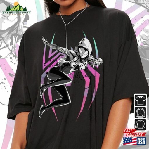 Spider Gwen Movie Shirt K1 Spiderman 2023 Across The Verse Sweatshirt Hoodie