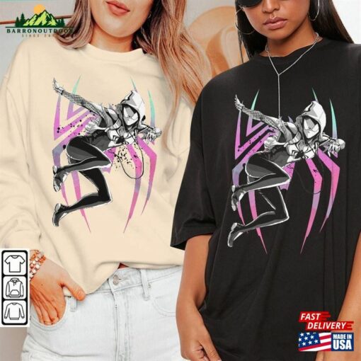 Spider Gwen Movie Shirt K1 Spiderman 2023 Across The Verse Sweatshirt T-Shirt Classic