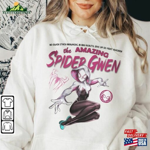 Spider Gwen Movie Shirt K13 Spiderman 2023 Across The Verse Sweatshirt T-Shirt Classic