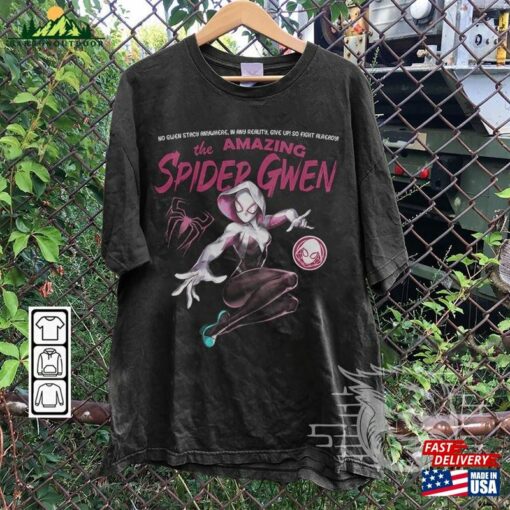 Spider Gwen Movie Shirt K13 Spiderman 2023 Across The Verse Sweatshirt Unisex