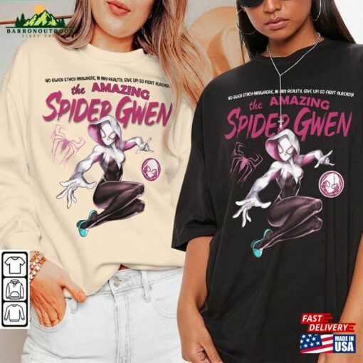 Spider Gwen Movie Shirt K13 Spiderman 2023 Across The Verse Sweatshirt Unisex