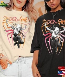 Spider Gwen Movie Shirt K14 Spiderman 2023 Across The Verse Sweatshirt T-Shirt Classic Spider Gwen Movie Shirt K14 Spiderman 2023 Across The Verse Sweatshirt T-Shirt Classic