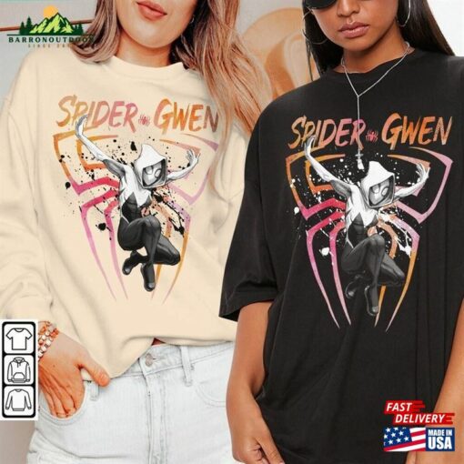 Spider Gwen Movie Shirt K14 Spiderman 2023 Across The Verse Sweatshirt T-Shirt Classic