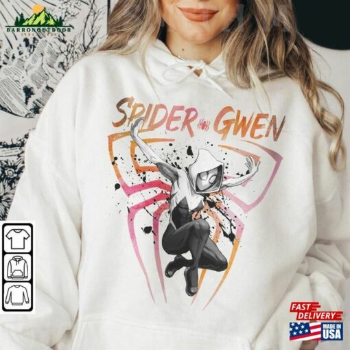 Spider Gwen Movie Shirt K14 Spiderman 2023 Across The Verse Sweatshirt T-Shirt Classic