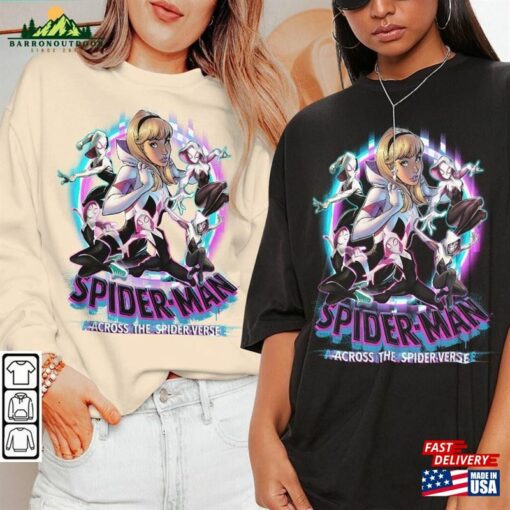 Spider Gwen Movie Shirt K17 Spiderman 2023 Across The Verse Sweatshirt Classic