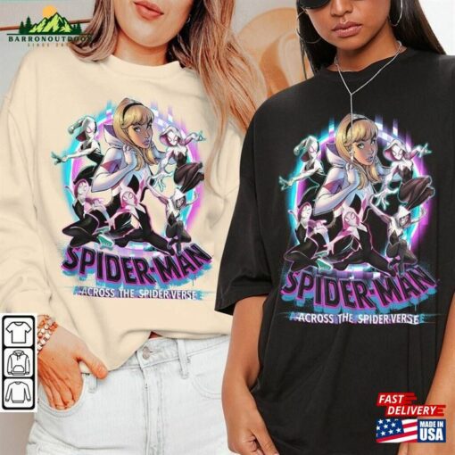 Spider Gwen Movie Shirt K17 Spiderman 2023 Across The Verse Sweatshirt Unisex